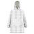 Lotu Tamaiti White Tongan Ngatu Wearable Blanket Hoodie Polynesian Tribal Fonulei Pattern - Polynesian Pride
