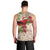 Christmas Hawaii with I'iwi Bird Men Tank Top Aloha Mele Kalikimaka - Beige Art