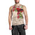 Christmas Hawaii with I'iwi Bird Men Tank Top Aloha Mele Kalikimaka - Beige Art