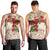 Christmas Hawaii with I'iwi Bird Men Tank Top Aloha Mele Kalikimaka - Beige Art