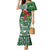 Christmas Hawaii with I'iwi Bird Mermaid Dress Aloha Mele Kalikimaka - Green Art