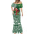 Christmas Hawaii with I'iwi Bird Mermaid Dress Aloha Mele Kalikimaka - Green Art