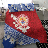 French Polynesia Bedding Set Tahitian Tiare Flowers Tribal LT9 - Polynesian Pride