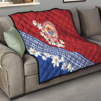 French Polynesia Quilt Tahitian Tiare Flowers Tribal LT9 - Polynesian Pride
