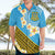 Tuvalu Plumeria Flowers Hawaiian Shirt Polynesian Tribal Pattern