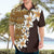 Vintage Hibiscus Turtle Pattern Hawaiian Shirt with Plumeria Half Style