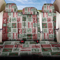 Mele Kalikimaka Hawaiian Quilt and Lei Patchwork Back Car Seat Cover - Polynesian Pride