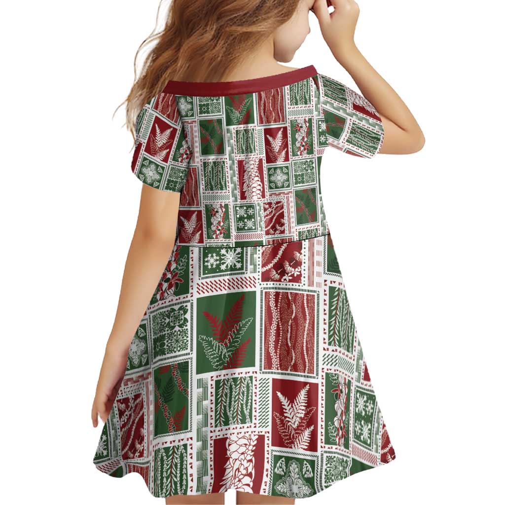 Mele Kalikimaka Hawaiian Quilt and Lei Patchwork Family Matching Puletasi and Hawaiian Shirt LT9 - Polynesian Pride