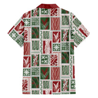 Mele Kalikimaka Hawaiian Quilt and Lei Patchwork Family Matching Puletasi and Hawaiian Shirt LT9 - Polynesian Pride