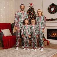 Mele Kalikimaka Hawaiian Quilt and Lei Patchwork Christmas Pajama Set - Polynesian Pride