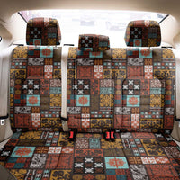 Vintage Hawaiian Quilting Patterns Back Car Seat Cover Brown Style Tribal Fabric Patchwork - Polynesian Pride