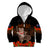 Koala and Kiwi Bird ANZAC Day Custom Kid Hoodie Soldier Style LT9 Zip Hoodie Black - Polynesian Pride