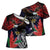 American Samoa Bald Eagle Personalized Cross Shoulder Shirt Samoa Muamua Le Atua - Polynesian Pride