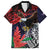American Samoa Bald Eagle Personalized Family Matching Off Shoulder Short Dress and Hawaiian Shirt Samoa Muamua Le Atua