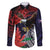 American Samoa Bald Eagle Personalized Family Matching Off Shoulder Short Dress and Hawaiian Shirt Samoa Muamua Le Atua