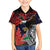 American Samoa Bald Eagle Personalized Family Matching Off Shoulder Short Dress and Hawaiian Shirt Samoa Muamua Le Atua
