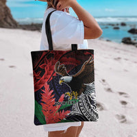 American Samoa Bald Eagle Personalized Tote Bag Samoa Muamua Le Atua LT9 - Polynesian Pride