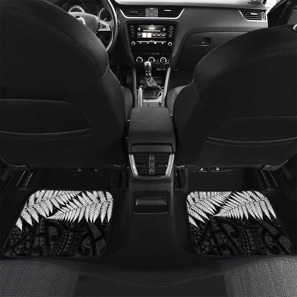 Kiwi-Tui Bird Soldier ANZAC Day Personalised Car Mats Maori Silver Fern Motif