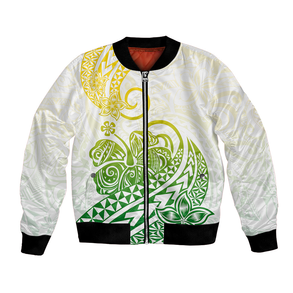 Polynesian Bomber Jacket Tribal Tattoo Gradient 01 Screen Color LT9 Unisex Gradient - Polynesian Pride