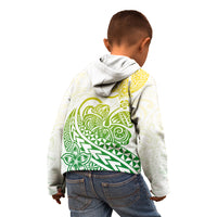 Polynesian Kid Hoodie Tribal Tattoo Gradient 01 Screen Color LT9 - Polynesian Pride