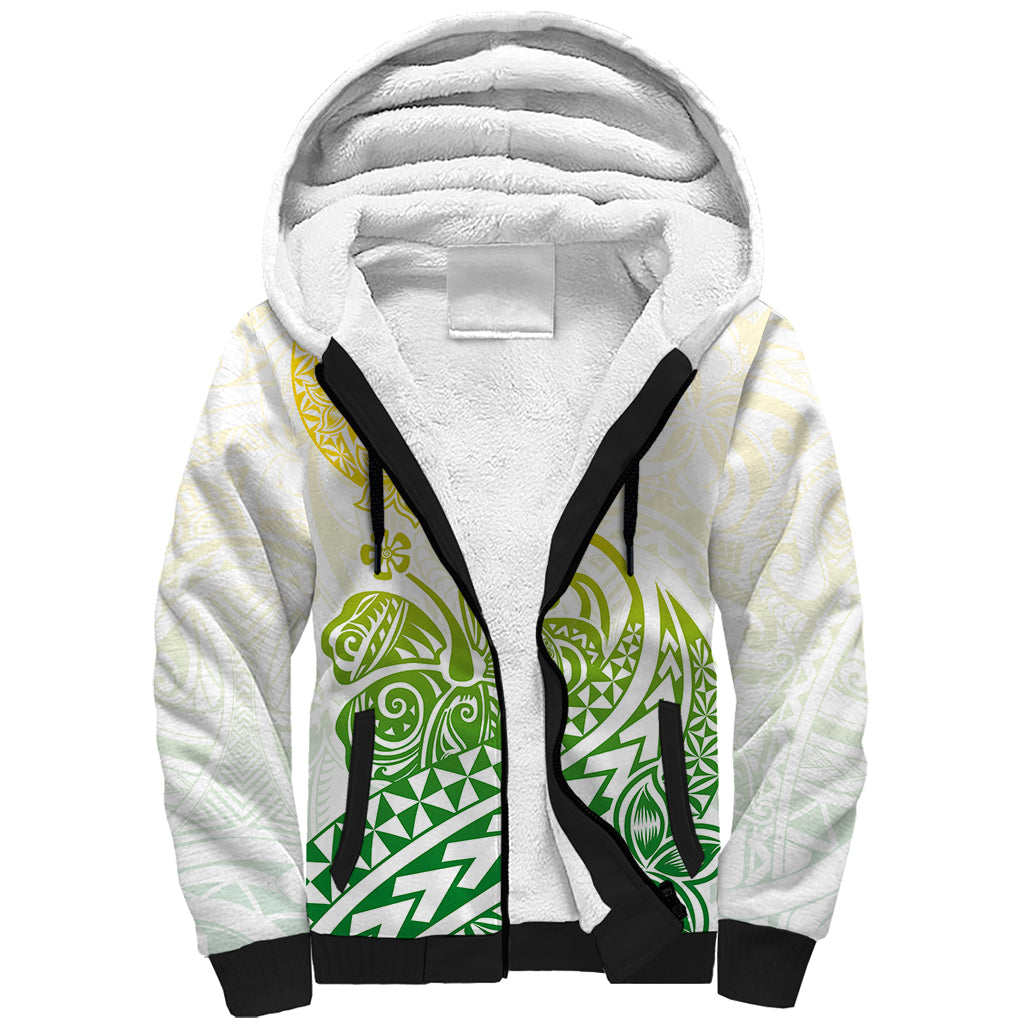 Polynesian Sherpa Hoodie Tribal Tattoo Gradient 01 Screen Color LT9 Unisex Gradient - Polynesian Pride