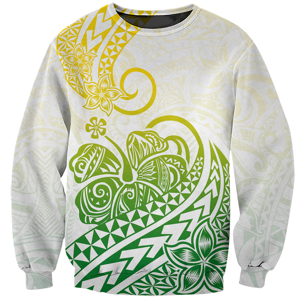 Polynesian Sweatshirt Tribal Tattoo Gradient 01 Screen Color LT9 Unisex Gradient - Polynesian Pride