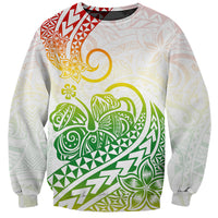 Polynesian Sweatshirt Tribal Tattoo Gradient 02 Screen Color LT9 Unisex Gradient - Polynesian Pride