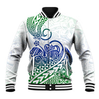 Polynesian Baseball Jacket Tribal Tattoo Gradient 03 Screen Color LT9 Unisex Gradient - Polynesian Pride