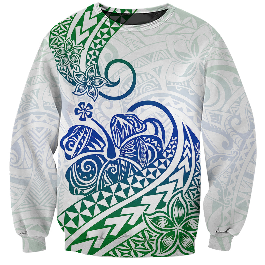 Polynesian Sweatshirt Tribal Tattoo Gradient 03 Screen Color LT9 Unisex Gradient - Polynesian Pride