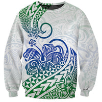 Polynesian Sweatshirt Tribal Tattoo Gradient 03 Screen Color LT9 Unisex Gradient - Polynesian Pride
