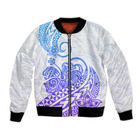 Polynesian Bomber Jacket Tribal Tattoo Gradient 04 Screen Color LT9 Unisex Gradient - Polynesian Pride
