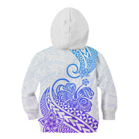Polynesian Kid Hoodie Tribal Tattoo Gradient 04 Screen Color LT9 Zip Hoodie Gradient - Polynesian Pride