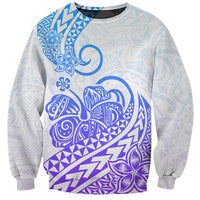 Polynesian Sweatshirt Tribal Tattoo Gradient 04 Screen Color LT9 Unisex Gradient - Polynesian Pride