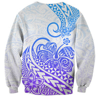 Polynesian Sweatshirt Tribal Tattoo Gradient 04 Screen Color LT9 - Polynesian Pride
