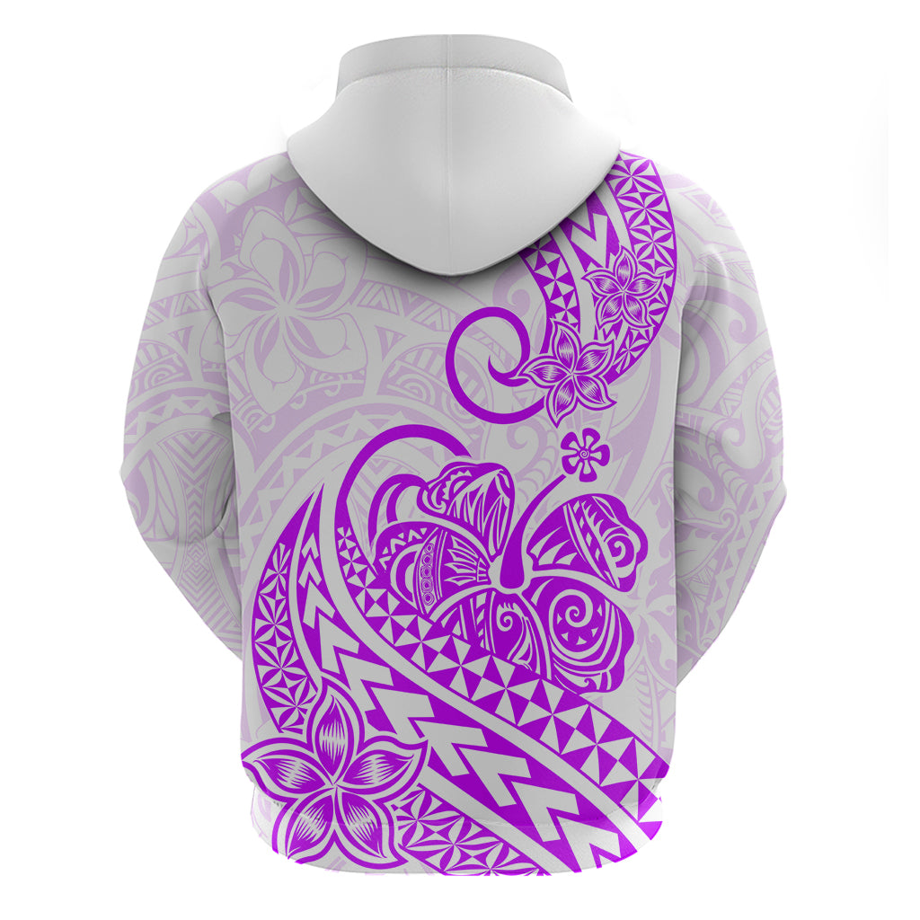 Polynesian Hoodie Tribal Tattoo Purple Screen Color LT9 - Polynesian Pride