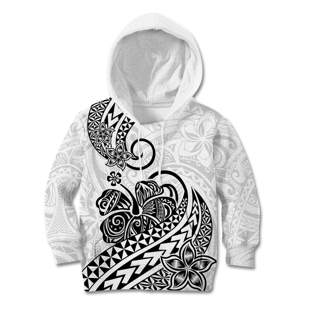 Polynesian Kid Hoodie Tribal Tattoo Black Screen Color LT9 Hoodie Black - Polynesian Pride