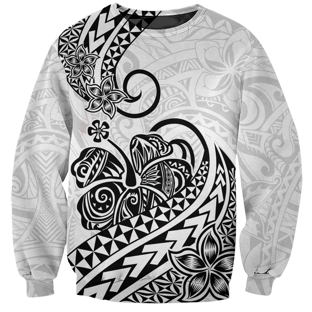 Polynesian Sweatshirt Tribal Tattoo Black Screen Color LT9 Unisex Black - Polynesian Pride