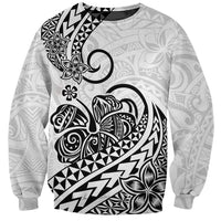 Polynesian Sweatshirt Tribal Tattoo Black Screen Color LT9 Unisex Black - Polynesian Pride