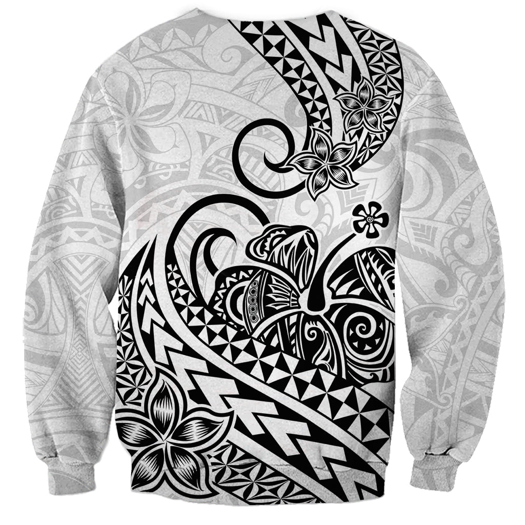Polynesian Sweatshirt Tribal Tattoo Black Screen Color LT9 - Polynesian Pride