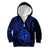 Polynesian Pride Guam Kid Hoodie With Polynesian Tribal Tattoo and Coat of Arms Blue Version LT9 - Polynesian Pride
