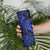 Polynesian Guam Coat of Arms Skinny Tumbler Polynesian Tribal Tattoo Blue Version