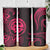 Polynesian Guam Coat of Arms Skinny Tumbler Polynesian Tribal Tattoo Pink Version