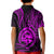 Polynesian Pride Guam Kid Polo Shirt With Polynesian Tribal Tattoo and Coat of Arms Purple Version LT9 - Polynesian Pride