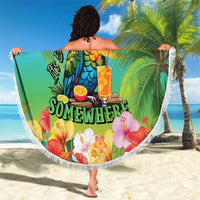 Always 5 O'clock Beach Blanket Hawaiian Tropical Parrot - Polynesian Pride