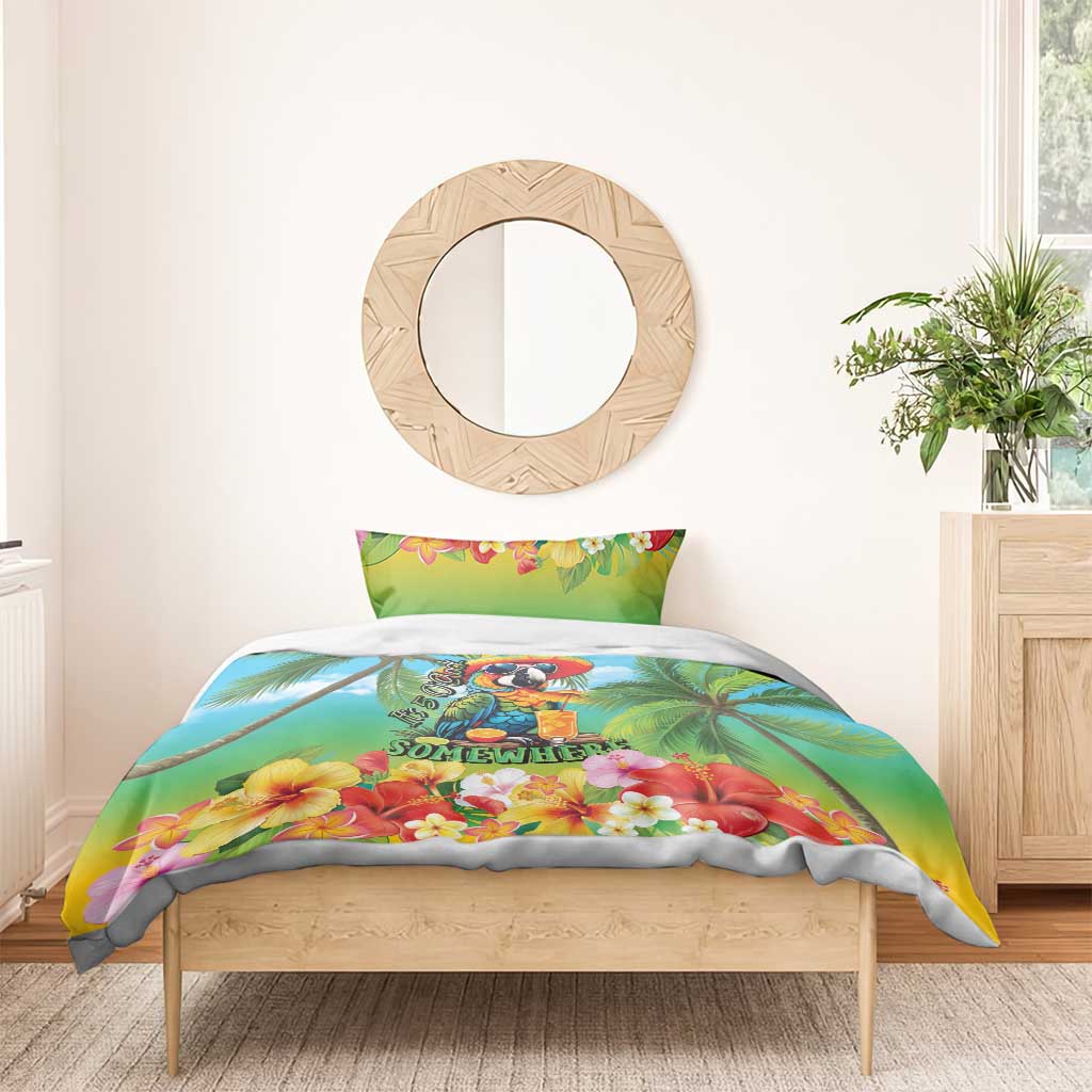 Always 5 O'clock Bedding Set Hawaiian Tropical Parrot - Polynesian Pride