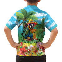Always 5 O'clock Family Matching Summer Maxi Dress and Hawaiian Shirt Hawaiian Tropical Parrot - Polynesian Pride