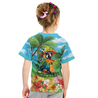 Always 5 O'clock Kid T Shirt Hawaiian Tropical Parrot - Polynesian Pride