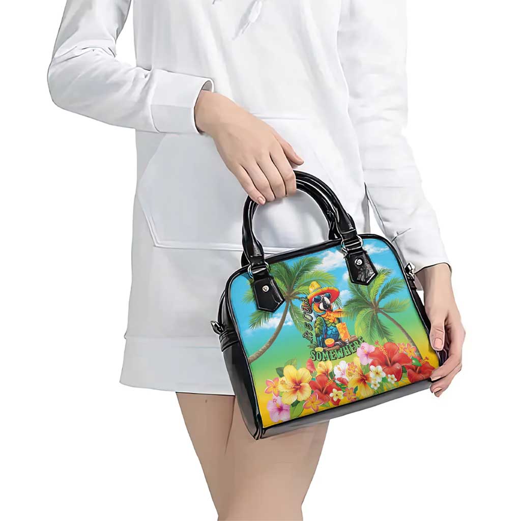 Always 5 O'clock Shoulder Handbag Hawaiian Tropical Parrot LT9 - Polynesian Pride