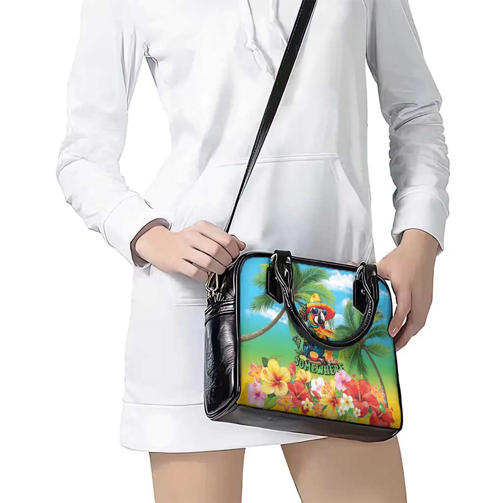 Always 5 O'clock Shoulder Handbag Hawaiian Tropical Parrot LT9 - Polynesian Pride