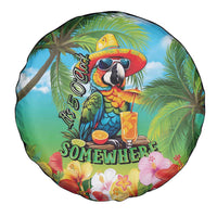 Always 5 O'clock Spare Tire Cover Hawaiian Tropical Parrot - Polynesian Pride
